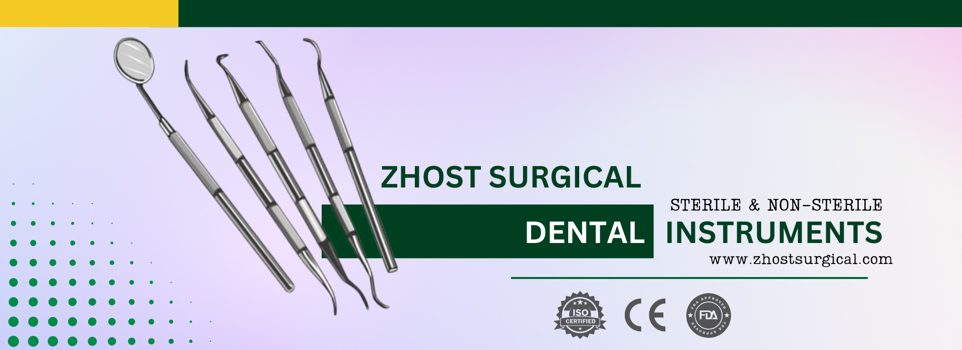Surgical instruments banner